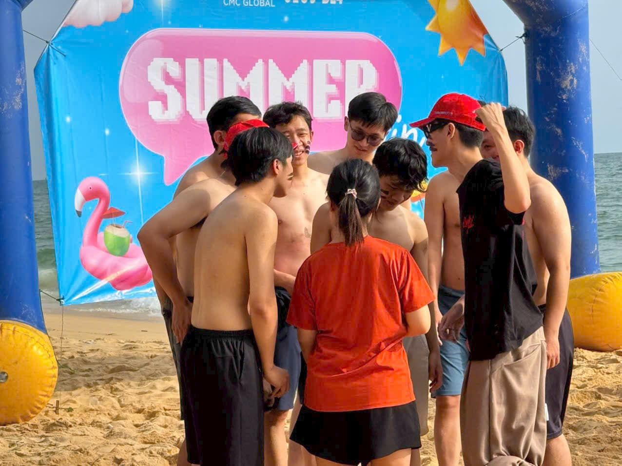 Team building bãi biển
